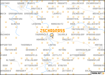 map of Zschadrass