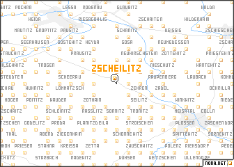 map of Zscheilitz