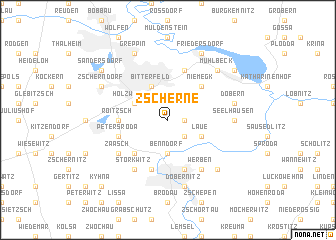 map of Zscherne