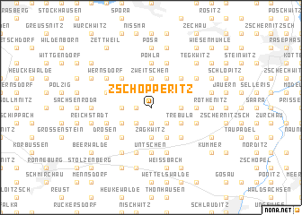 map of Zschöpperitz