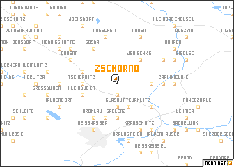 map of Zschorno