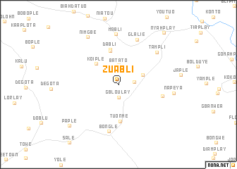 map of Zuabli