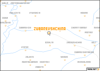 map of Zubarevshchina