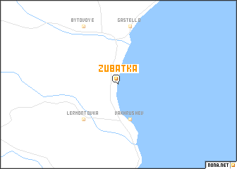 map of Zubatka