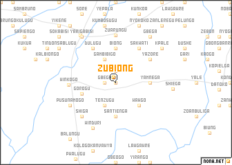 map of Zubiong