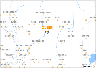 map of Zubiri