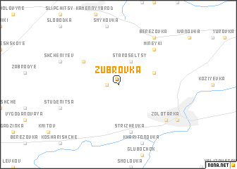map of Zubrovka
