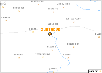 map of Zubtsovo