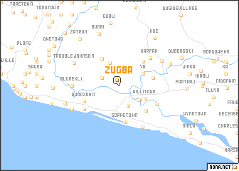 map of Zugba