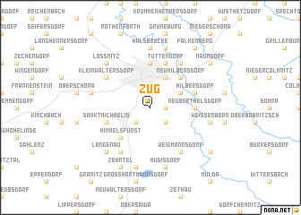 map of Zug