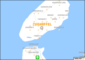 map of Zuidhaffel