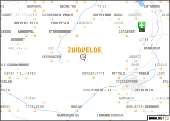 map of Zuidvelde