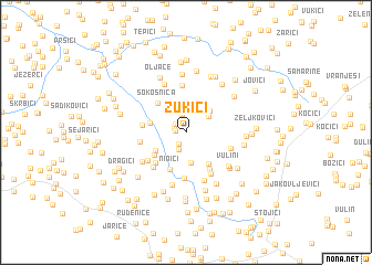 map of Zukići