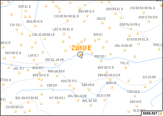 map of Zukve