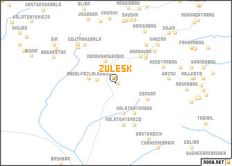 map of Z̄ūlesk