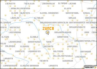 map of Zunca