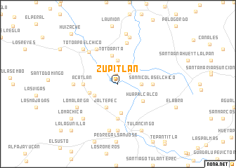 map of Zupitlán