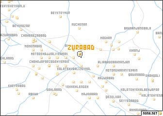 map of Zūrābād