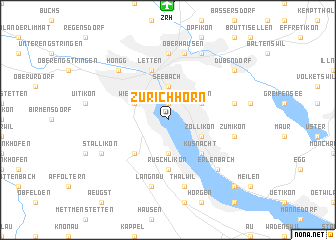 map of Zürichhorn