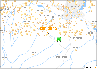 map of Zūrīgund