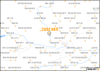 map of Züschen