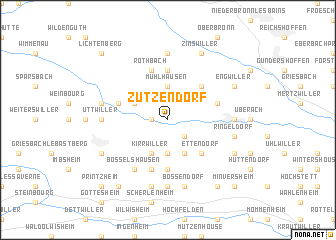 map of Zutzendorf