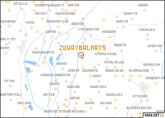 map of Zuwayb al Mays