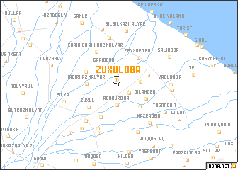 map of Zuxuloba