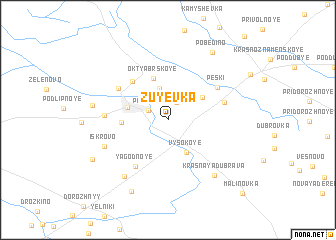 map of Zuyevka