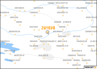 map of Zuyevo