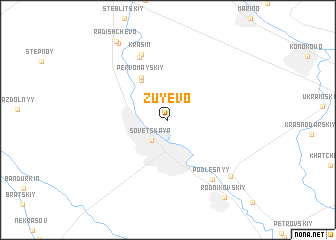 map of Zuyevo