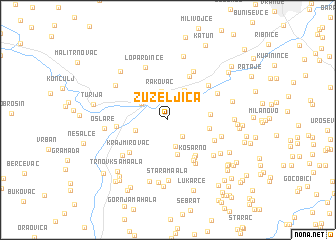 map of Žuželjica