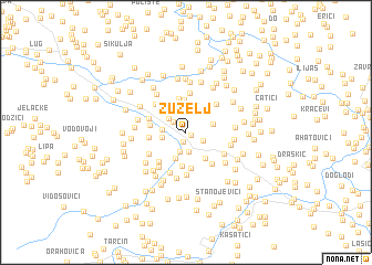 map of Žuželj