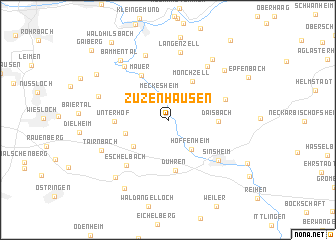 map of Zuzenhausen