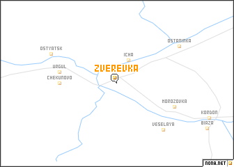 map of Zverevka