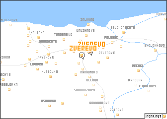 map of Zverëvo