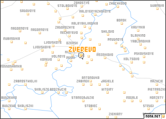 map of Zverevo