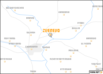 map of Zverevo