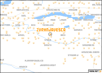 map of Zvrhnja Vesca