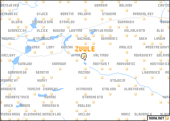 map of Zvŭle