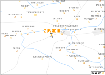 map of Zvyagin