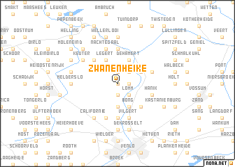 map of Zwanenheike