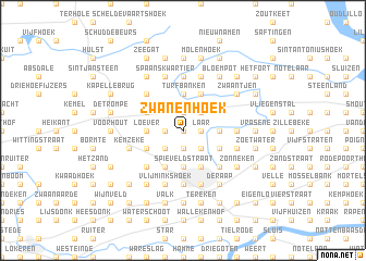map of Zwanenhoek