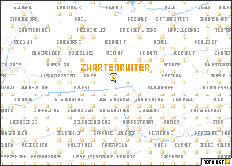 map of Zwarten Ruiter