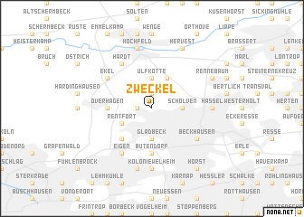 map of Zweckel