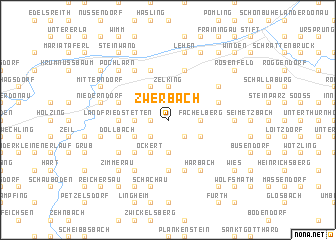 map of Zwerbach