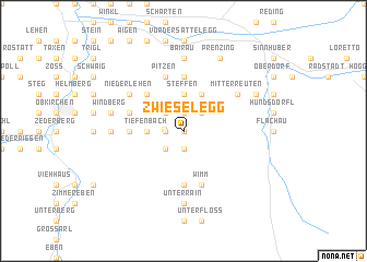 map of Zwieselegg