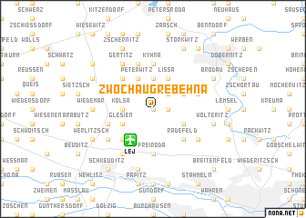 map of Zwochau-Grebehna