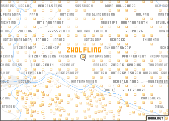 map of Zwölfling