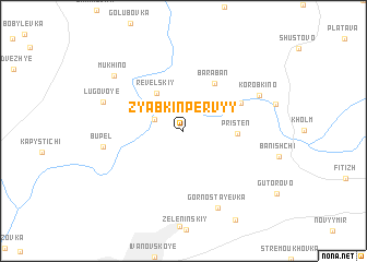 map of Zyabkin Pervyy